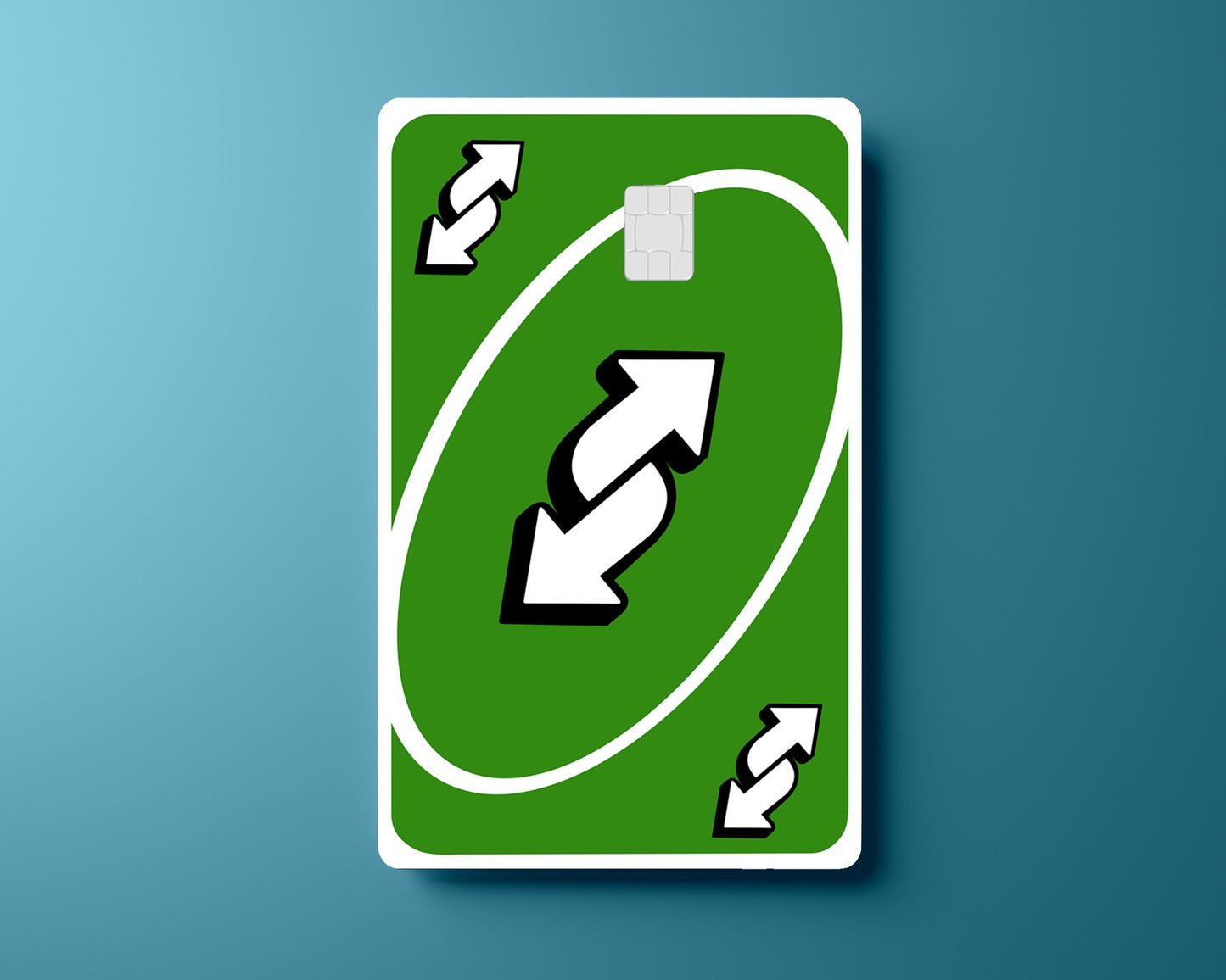 Green Uno Reverse Card Cover
