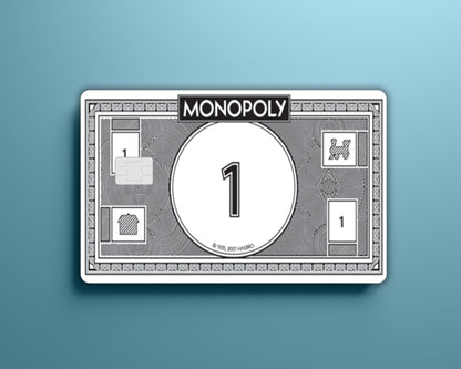 Monopoly Money Card Cover
