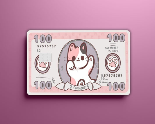 Cat Money Card Skin