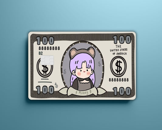 Kawaii Money Card Skin