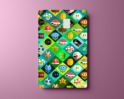 Mario Bros Icons Card Cover