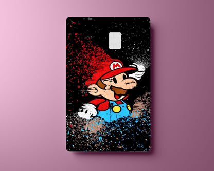 Mario Glitch Pixels Card Cover