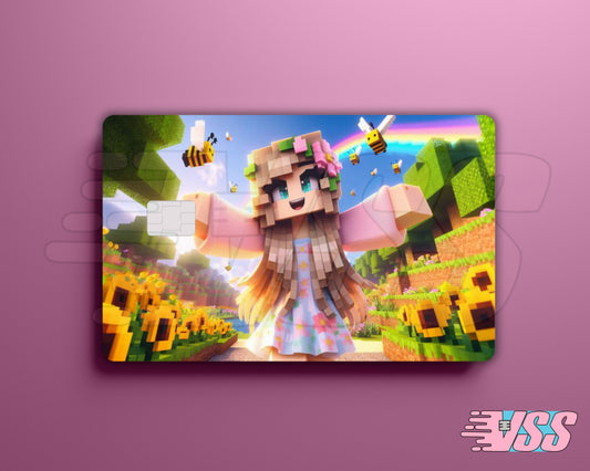 Minecraft Sunflower Card Cover