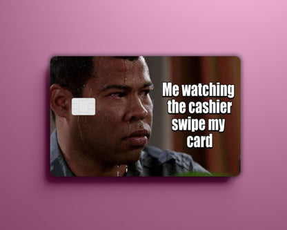 Sweating Meme Card Cover