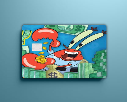 Mr Krab Coins Card Cover