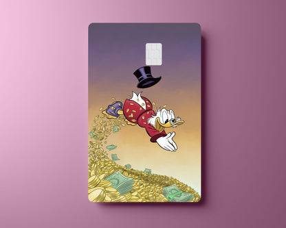 Uncle Scrooge Diving Money Card Cover