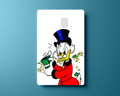 Uncle Scrooge Counting Money Card Cover