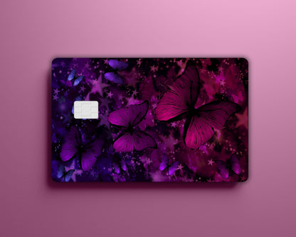 Pink Purple Butterlies Card Cover