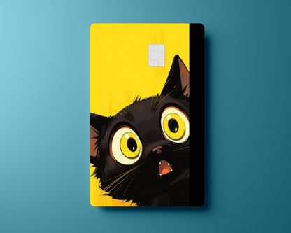 Wtf Black Cat Card Cover
