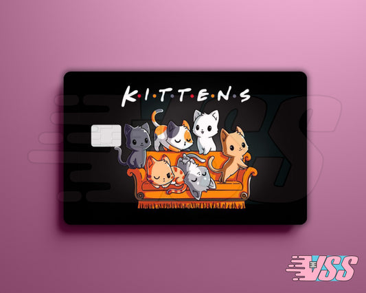 Friends Inspired Kittens Card Cover