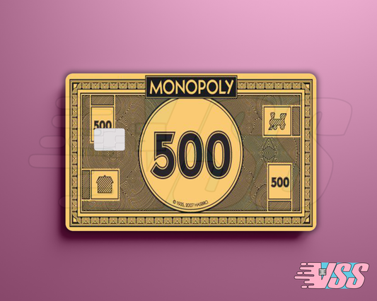 Monopoly Money Card Cover