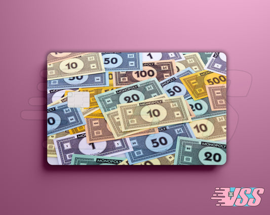 Monopoly Money Pile Card Cover
