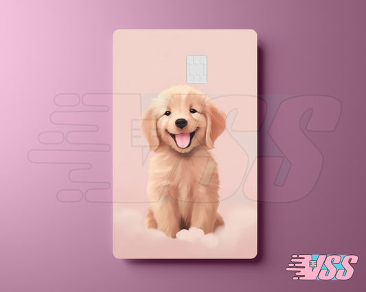 Golden Retriever Puppy Card Cover