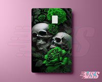 Floral Skeleton Card Skin