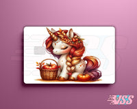 Fall Unicorn Card Skin