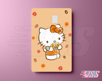 Autumn Hello Kitty Card Skin