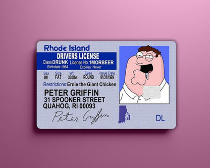 Peter Drivers License Card Cover