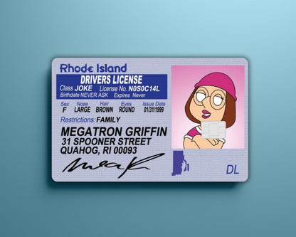 Meg Drivers License Card Cover