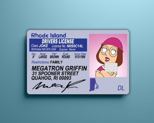 Meg Drivers License Card Cover