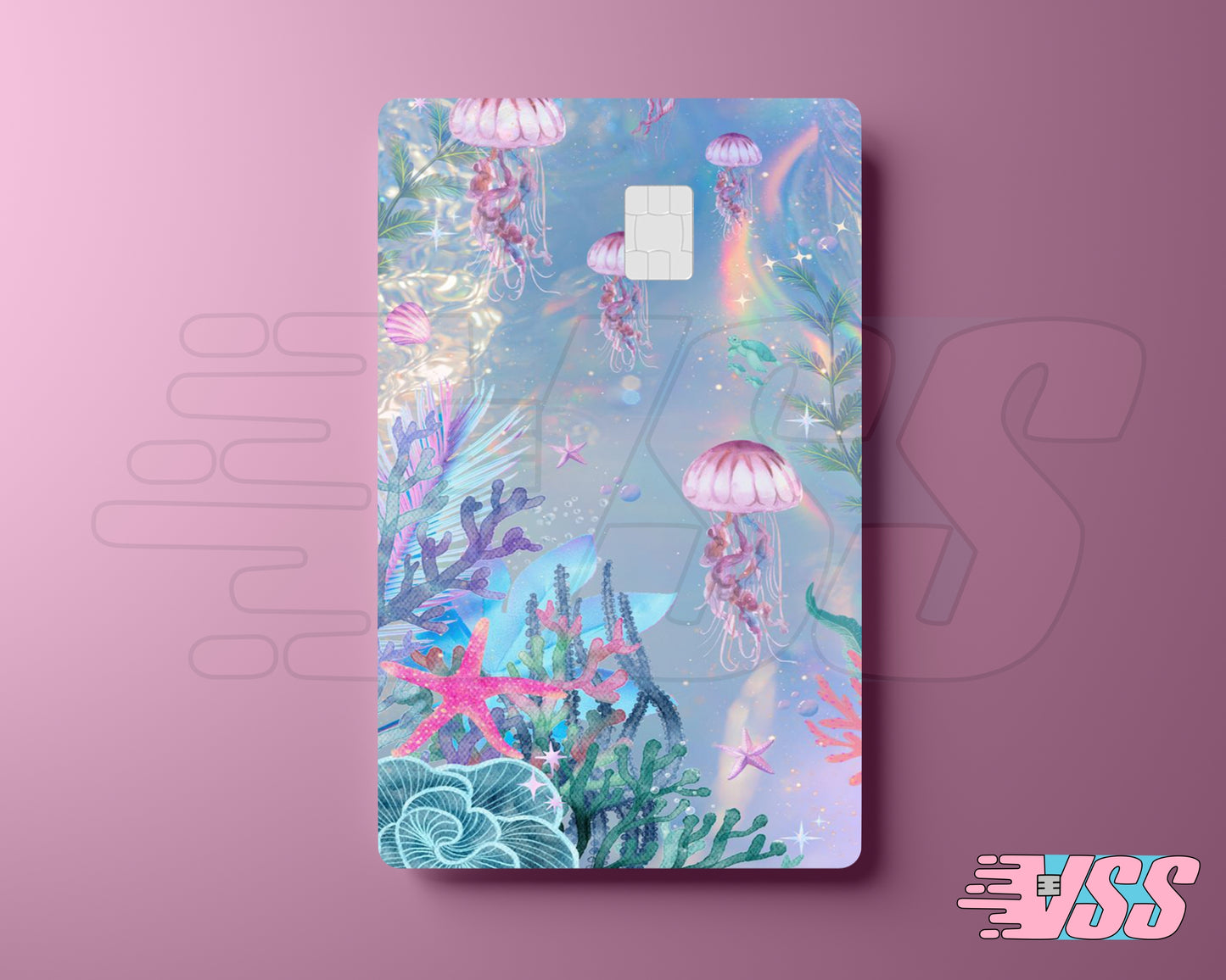 Pastel Jelly FIsh Card Cover