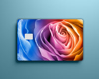 Rainbow Rose Card Skin