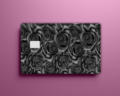 Black and Gray Roses Card Cover