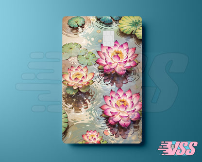 Lotus and Lily Pad Card Cover