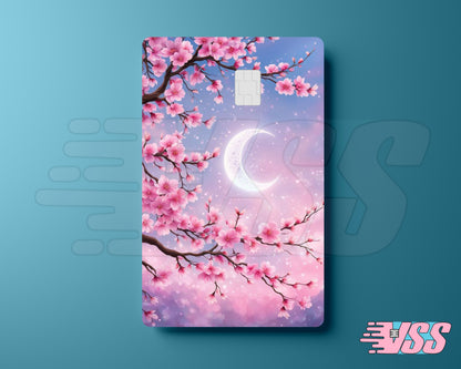 Cherry Blossom with Moon Card Cover