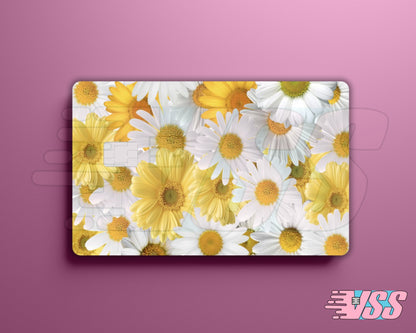 Yellow And White Daisy Card Cover