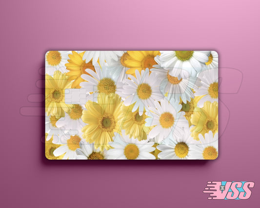 Yellow And White Daisy Card Cover