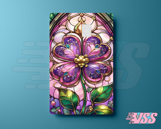 Stained Glass Clover Card Cover