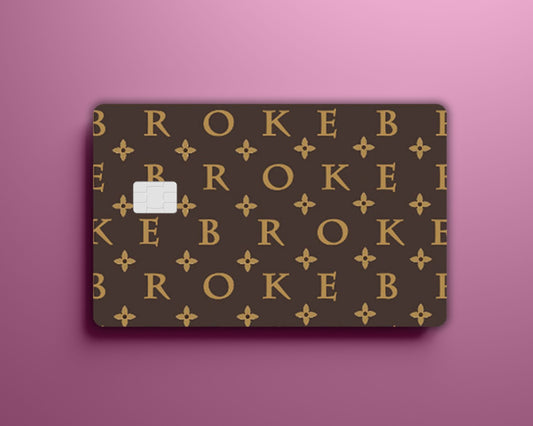 Funny Broke Card Cover