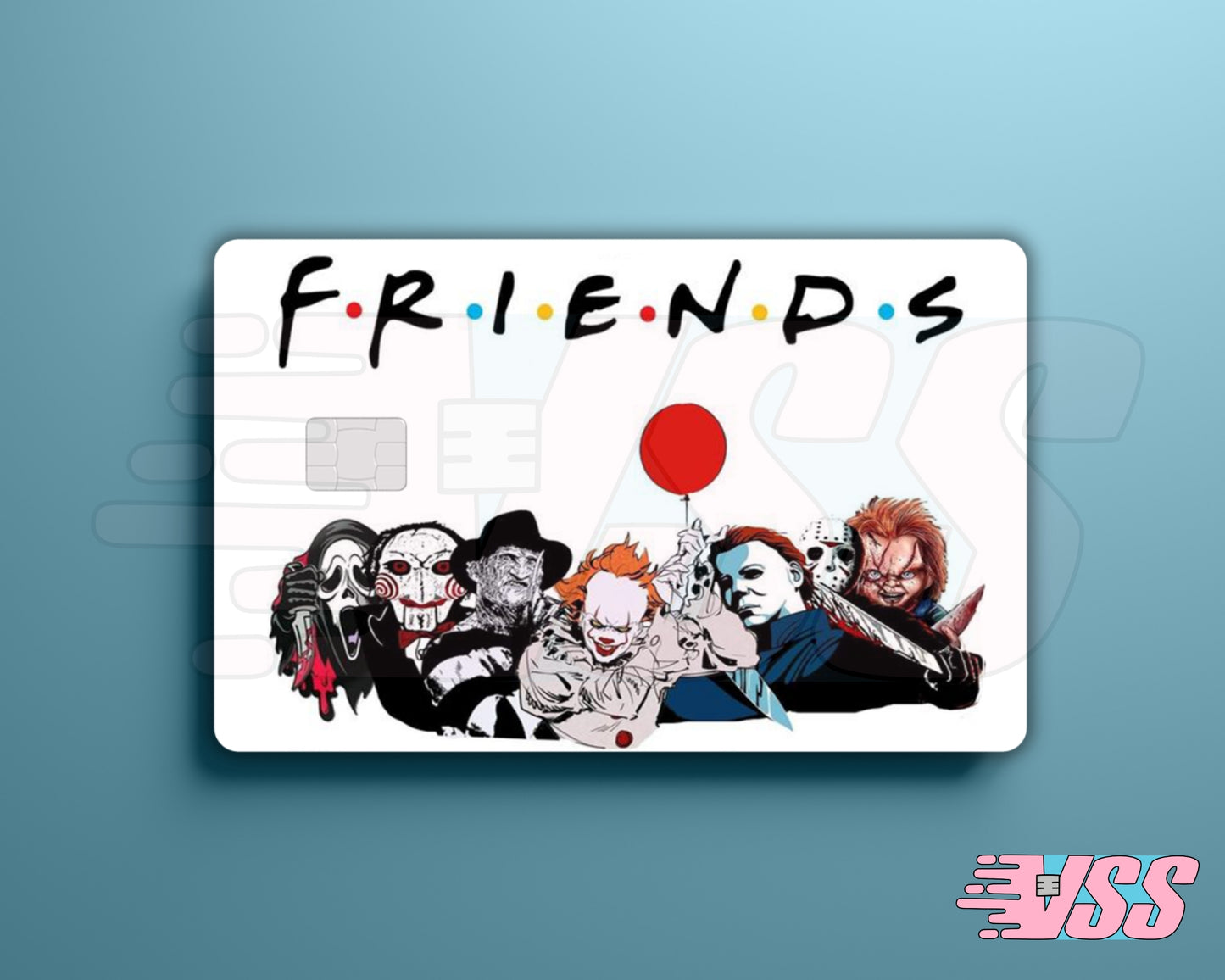 Horror Movie Friends Card Cover
