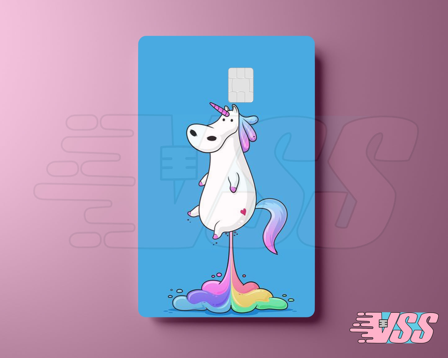 Unicorn Fart Card Cover