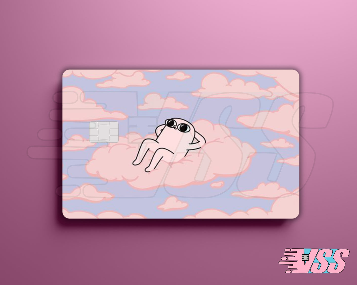 Weird Cloud Guy Meme Card Cover