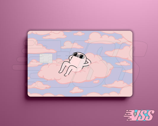 Weird Cloud Guy Meme Card Cover