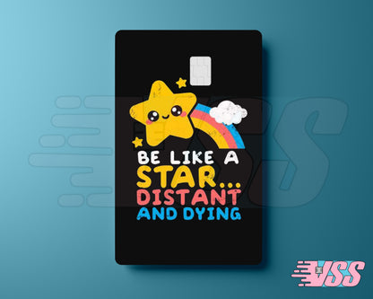 Funny Motivational Star Card Cover