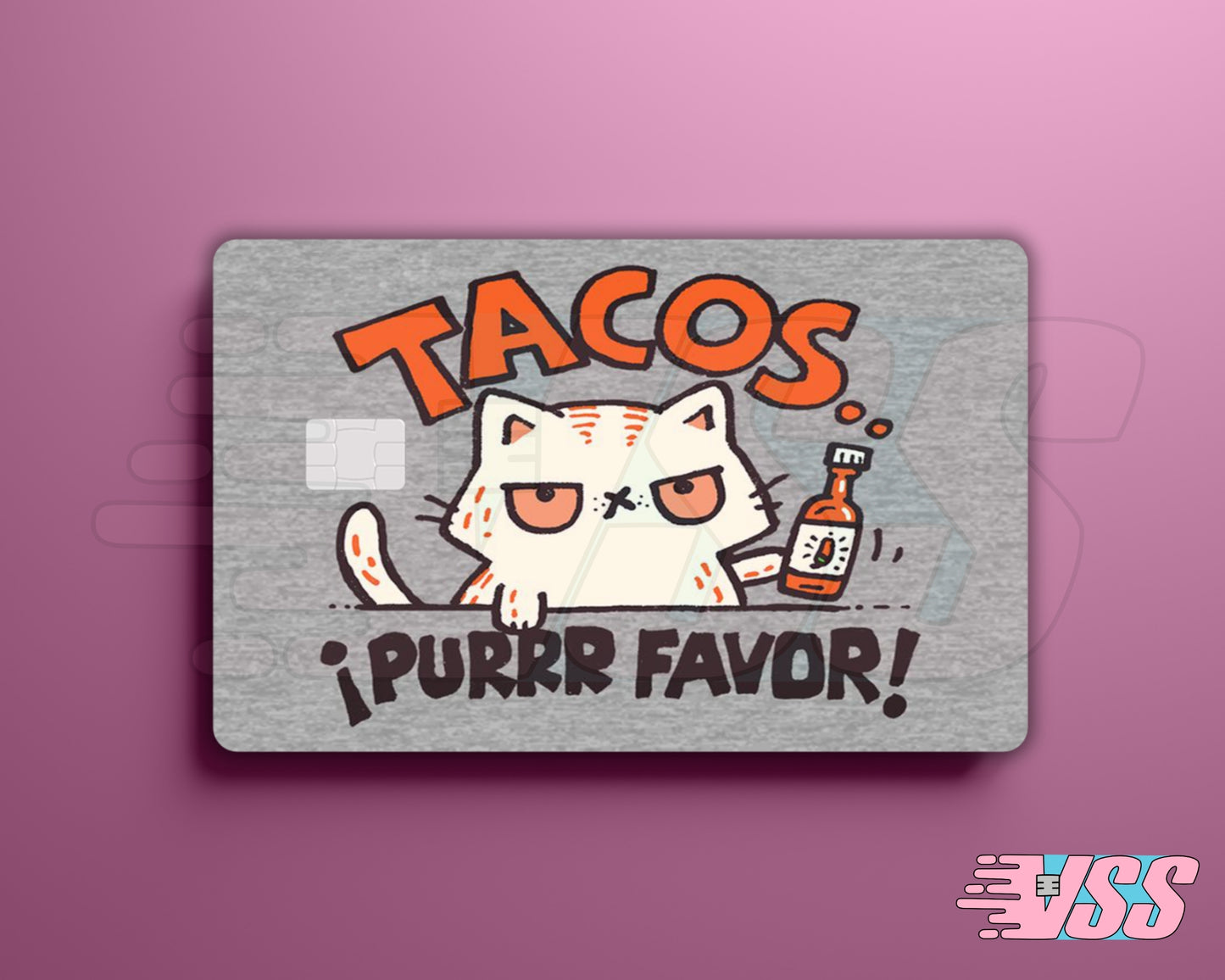 Tacos Purr Favor Card Cover