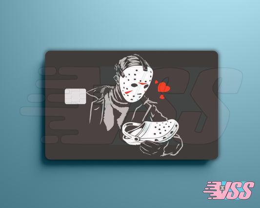 Jason Vorhees Horror Character Croc Love Card Cover
