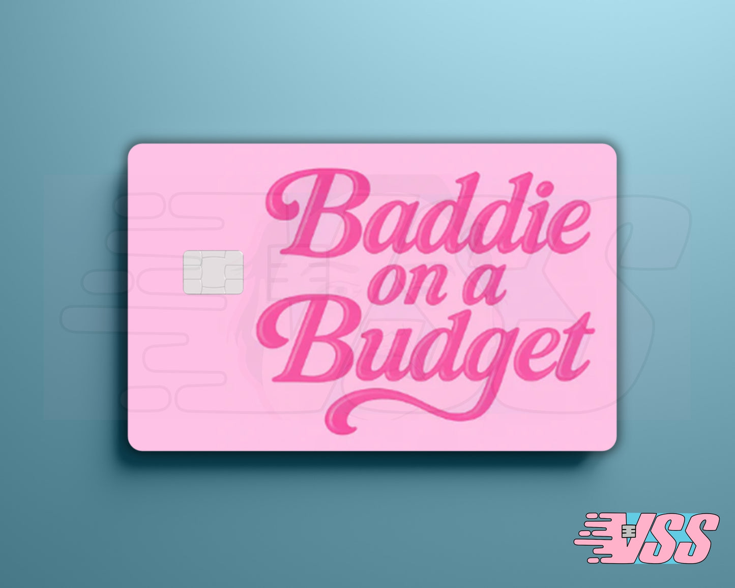 Pink Baddie on a Budget Card Cover