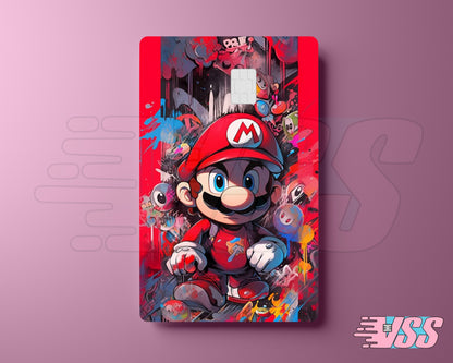 Mario Red Paint Card Cover