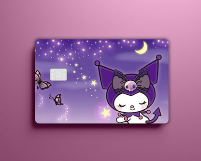 Hello Kitty Kuromi Purple Sleep Card Cover