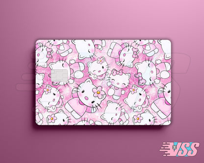 Hello Kitty Pink Kawaii Style Card Cover