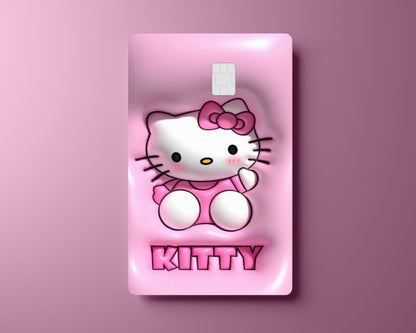 Puffy Pink Hello Kitty Card Cover