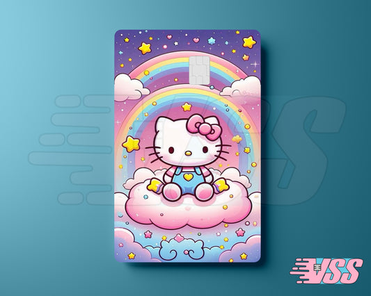 Double Rainbow Hello Kitty Card Cover