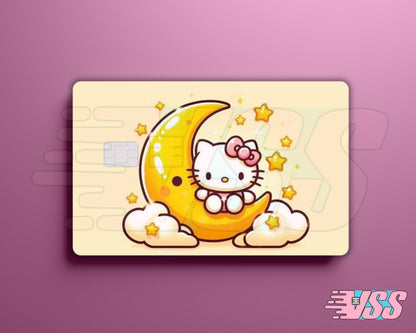 Yellow Moon Hello Kitty Card Cover
