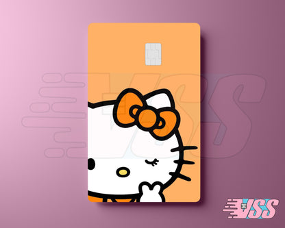 Orange Hello Kitty Card Cover