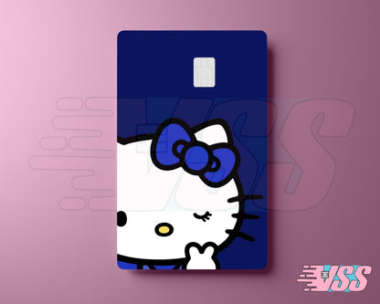 Blue Hello Kitty Card Cover