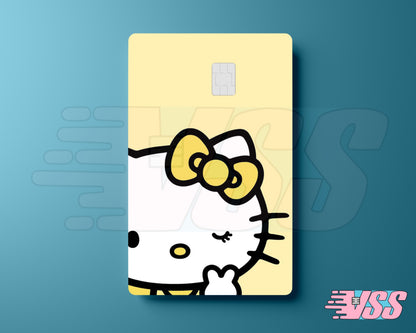 Yellow Hello Kitty Card Cover