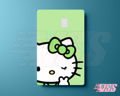 Light Green Hello Kitty Card Cover